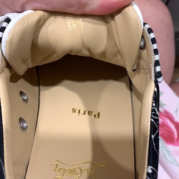 Authentic Christian Louboutin Spikes Women’s Sneakers sz 8.5 - Picture 11 of 12